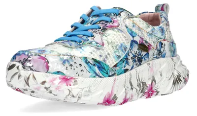 Produktbild von Laura Vita Damen Sneaker Pailletten Plateau Metallic SOFIAO 07, Größe:38 EU, Farbe:Blau