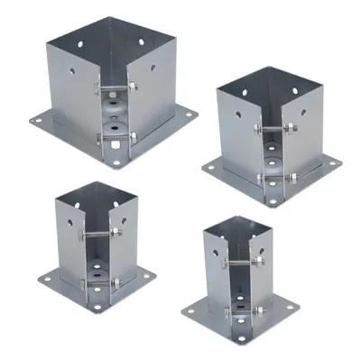 Produktbild von Mastfuß 77x150mm verzinkter Anker