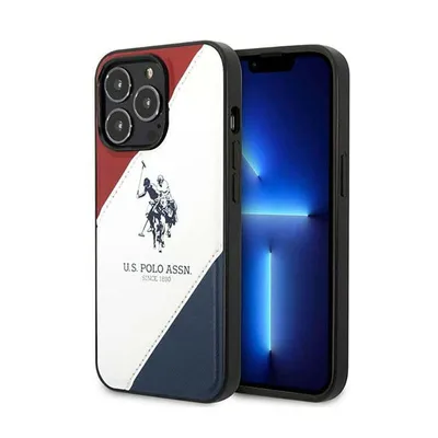 Immagine prodotto di Us Polo Ushcp14Lpso3 Iphone 14 Pro 6,1 Biały/White Tricolor Embossed