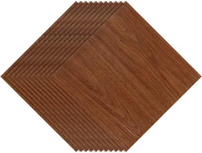 Produktbild von Selbstklebende PVC-Bodenfliese, Selbstklebende Fliesen für Badezimmer, Selbstklebende PVC-Bodenfliesen, wasserdichte, 30x30 cm, Holzoptik, für Küche und Wohnzimmer, 22 Fliesen.