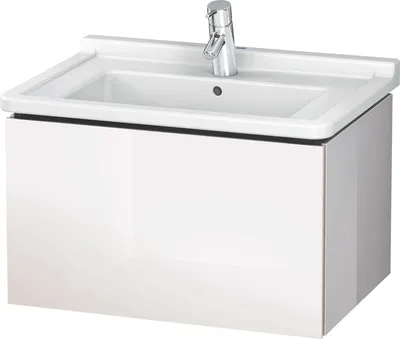 Produktbild von Waschtischunterbau L-CUBE 469x670x408mm taupe supermatt taupe supermatt