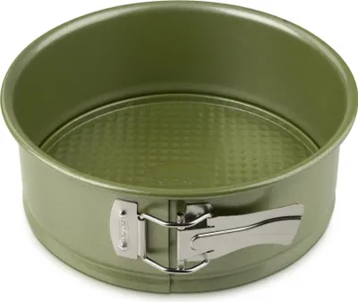 Immagine prodotto di Zenker Springform Green Vision mit Flachboden, Backform, Kuchenform, Stahlblech, Sparkling Green, 20 cm, 7450