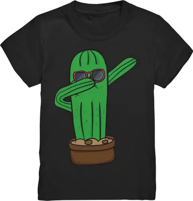 Produktbild von Dabbing Kaktus T-Shirt – Black / 110/116 (5-6)