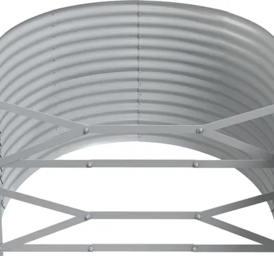 Obrázek produktu pro vidaXL Zvýšené lůžko Pozinkovaná ocel 249x100x68 cm Antracitová