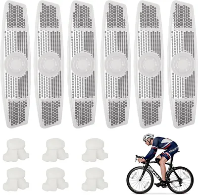 Produktbild von Fahrradreflektoren – Set mit 6 Stück – Speichenreflektoren – Katzenaugen – Reflektoren für hohe Sichtbarkeit bei Nacht