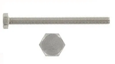 Produktbild von Schraube DIN 933 M5 x 60 Edelstahl A2 - Packung mit 200 Stück