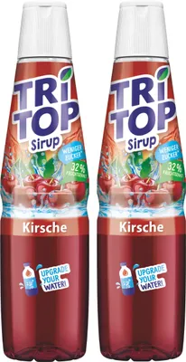 Produktbild von Tri Top Getränke-Sirup Kirsche 600ml - wenig Zucker & kalorienarm (2er Pack)