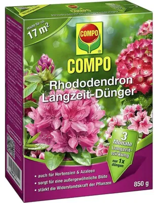 Obrázok produktu pre Hnojivo pre rododendrony s dlhodobým účinkom 0.85KG COMPO.
