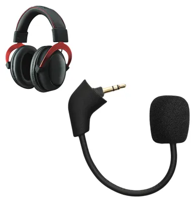 Produktbild von kwmobile Ersatz Kopfhörer Mikrofon kompatibel mit Kingston HyperX Cloud / Cloud X / CloudX Core Headset - Gaming Headphones Mikrofon mit 3,5 mm