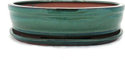 Vaso per bonsai rettangolare in gres 71x55x14 cm - WY26c