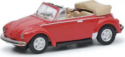 Produktbild von Schuco Volkswagen Beetle convertible, Stadtautomodell, Vormontiert, 1:87, Volkswagen Beetle, Junge/Mädchen, Rot