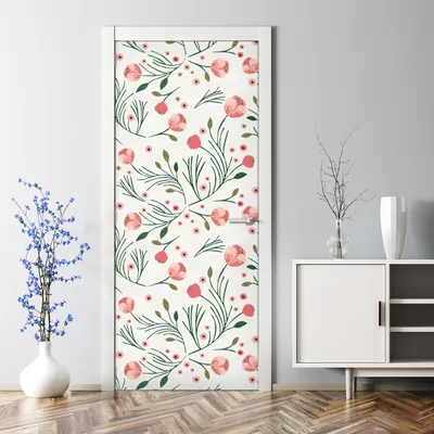 Produktbild von Dekorative Türtapete selbstklebend Klebefolie Türaufkleber Aufkleber Herbstblätter 70 x 200 cm