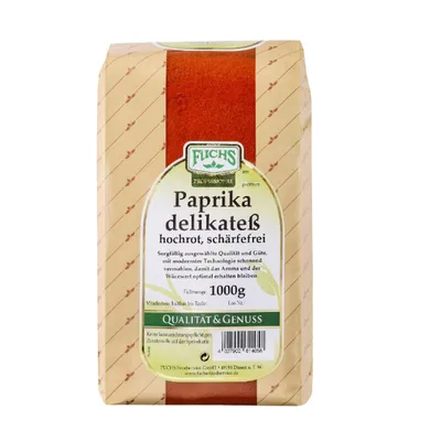 Obrázok produktu pre Fuchs Professional Paprika Delikatess vysoko červená pikantná bez 1000g