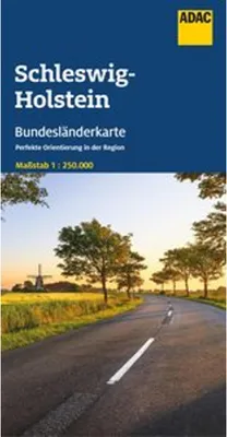 Produktbild von ADAC Bundesländerkarte Deutschland 01 Schleswig-Holstein 1:250.000