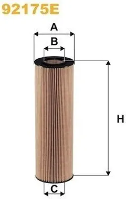 Produktbild von Ölfilter WIX FILTERS 92175E Filtereinsatz für SCANIA P,G,R,T - series L,P,G,R,S - series