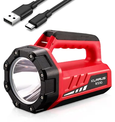 Handlampe 800 Lm, COB-Licht, Powerbank 8000 mAh, 7 Modi