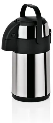 Produktbild von 4x Pump Isolierkanne 2,2 l mit Tragegriff Thermoskanne