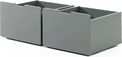 Produktbild von Bettschublade Karolina 56x60x40 Bettschubkasten MDF Grau