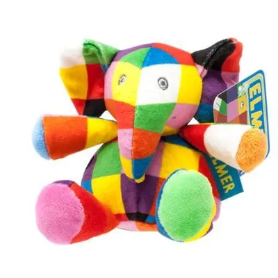 Image de Peluche arc-en-ciel Elephant Elmer
