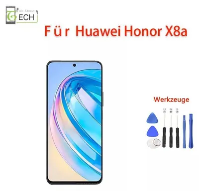 Produktbild von Für Honor X8A / 90 Lite LCD Display mit Rahmen Touchscreen Bildschirm