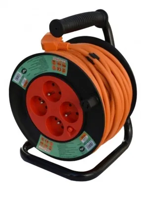Produktbild von Extension cable 4sockets+winch 50m,IP20