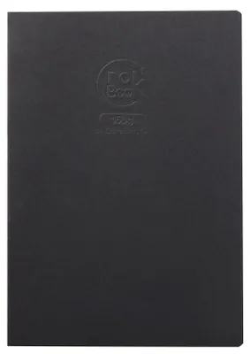 Image de Clairefontaine 10x cahier de croquis A4 20 feuilles blanc couverture noire 60362C