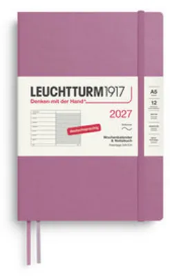 Produktbild von Wochenkalender & Notizbuch Medium A5 Dusty Rose 2027