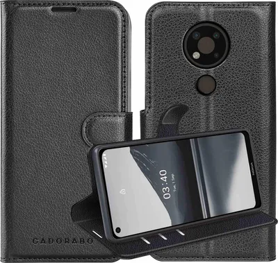 Obrázok produktu pre Cadorabo DE-161242, Otočný obal, Nokia, Nokia 3.4, 16,2 cm (6.39"), Čierna