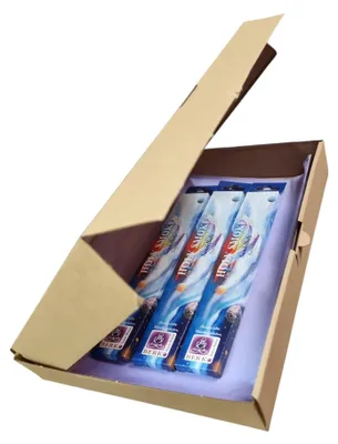 Image de Coffret de bâtonnets d'encens - Parfum de bois de santal - Pour parfumer les pièces - 3 x 10 g