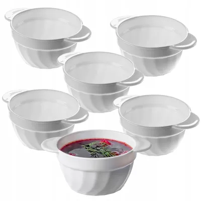 Produktbild von KADAX Suppentassen "Posta", Schüsseln zum Essen, 650 ml, 6 Stück