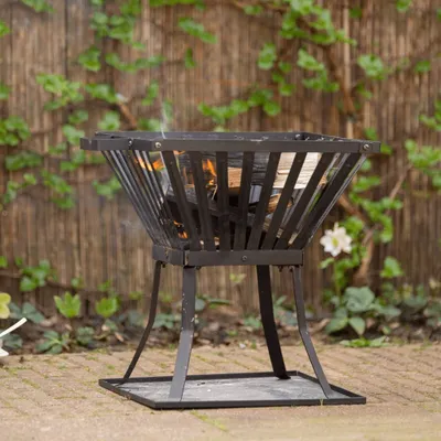 Produktbild von RedFire Feuerkorb Denver Schwarz Stahl 39Ã39 cm 85015