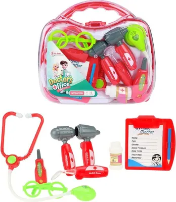 Zdjęcie produktu dla Toi-Toys - zestaw DOCTOR Doctor w walizce z akcesoriami zabawka lekarza do odgrywania ról dla dzieci