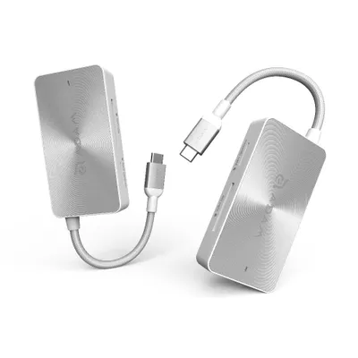 Obrázok produktu pre Adam Elements CASA Hub PDC501- USB 3.1 USB typu C (USB-C) 5portov rozboova pre taku kariet , strieborn, farba:strieborn