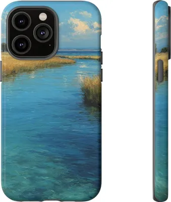Produktbild von Blauer Lagunenblick – Hülle Kompatibel mit iPhone 14 Pro Max