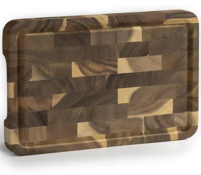 Obrázok produktu pre Drevená krájacia doska z akáciového dreva – 28x18x2,5 cm