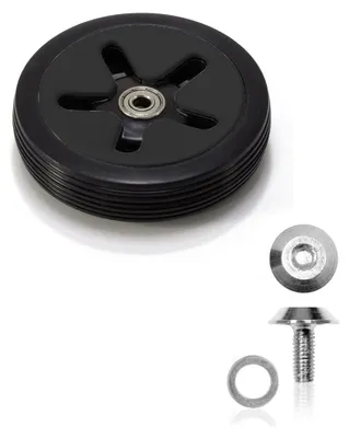 Produktbild von reisenthel carrycruiserrad Ersatzrad Carrycruiser Ersatzteil Einkaufstrolley 1 Stück farblich (Black/Black + reparaturset)