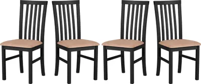 Produktbild von Esszimmerstuhl 4x "Milano 1", schwarz, zetta 292