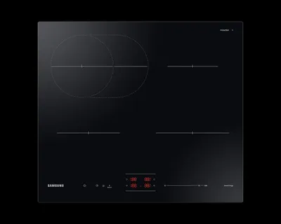 Produktbild von Samsung NZ64B4016FK, Schwarz, Integriert, 60 cm, Zonen-Induktionskochfeld, Glaskeramik, 4 Zone(n)