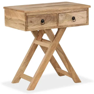 Immagine prodotto di Tavolino da Salotto in Legno Massello di Mango 65x40x76 cm