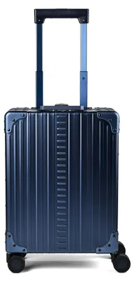 Zdjęcie produktu dla Walizka kabinowa Aleon Business, 4-kołowa, wykonana z aluminium, 50 cm, z przegrodą na laptopa