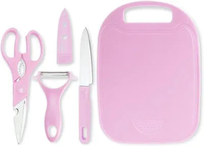 Imagen del producto de Juego de cuatro peladores de cocina, de acero inoxidable, compactos, para verduras y frutas