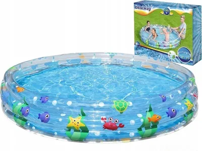 Obrázek produktu pro BESTWAY ZAHRADNÍ KOŠÍK DĚTSKÝ NENAFUKOVATELNÝ KOŠÍK 183x33 cm