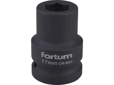 Produktbild von Fortum Stecknuss (4703017) Kraftstecknuss, 3/4", 17mm, L 52mm, CrMoV