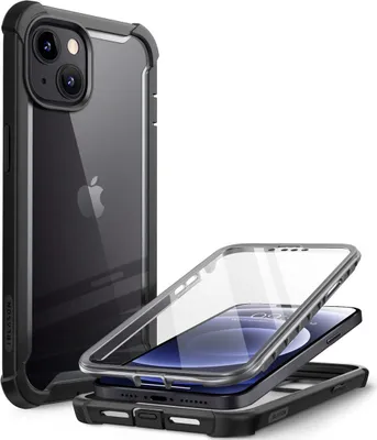 Produktbild von i-Blason Ares IPHONE2021-6.1- -SP-BLACK, Cover, Apple, iPhone 13 6.1 2021, 15,5 cm (6.1"), Schwarz