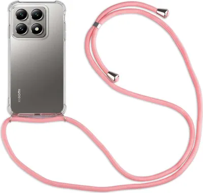 Produktbild von Handykett für Xiaomi 14T Hülle mit Kordel Handyhülle mit Band in Rosa