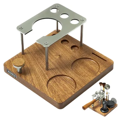 Produktbild von Kaffeestampstation mit Edelstahlverkleidung