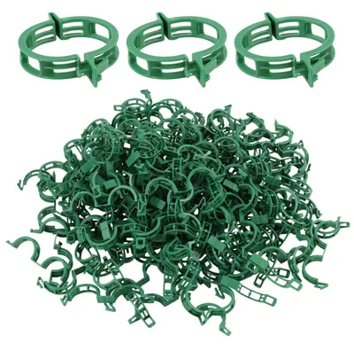 Productafbeelding van Plantenclip tomatenclip plantenklem - 200 stuks - Groen - 3 cm