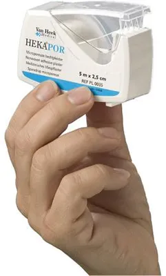 Productafbeelding van Hekapor Non woven hechtpleister dispen (1 stuk)
