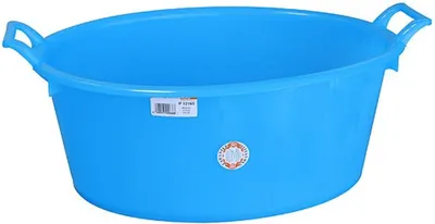 Produktbild von Bottich ICS P12180A, 70 Liter, 80 cm, blau, rund, mit Ohren