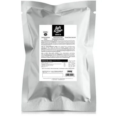 Image de Sansei Préparation pour glace à l’italienne caramel salé, 2 kg